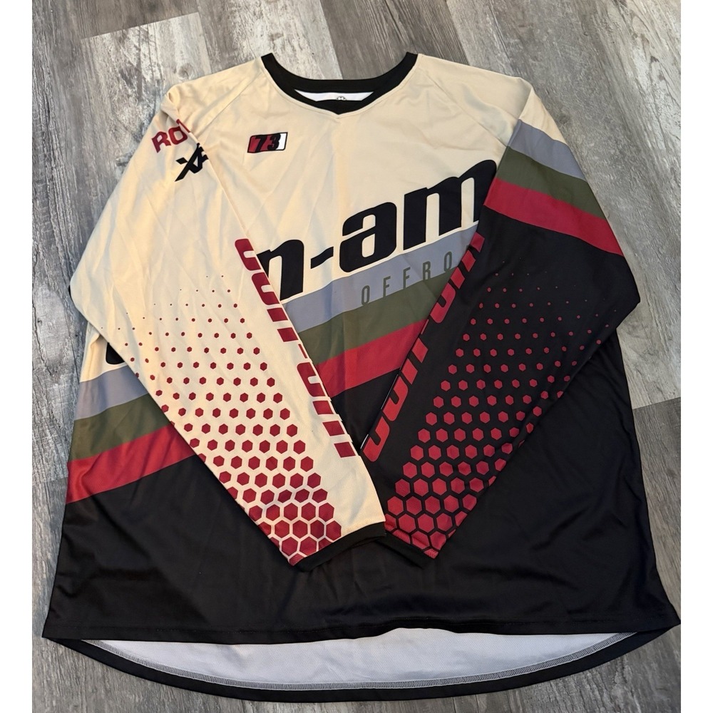 Can-Am Offroad Jersey Mens  Long Sleeve Rotax XPS ATV UTV Racing Shirt 2xl